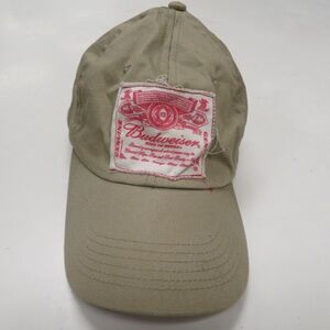 Budweiser Hat‎ Cap Patch Beige Cotton